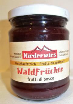Niederwieshof Confettura Frutti di bosco 210ml 