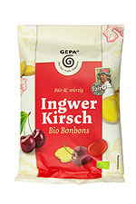 GEPA Ingwer Kirsch Bonbons 100gr 