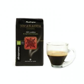 Caffè 100% arabica Monorigine Nicaragua - macinato moka - bio - 250g 