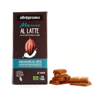 Cioccolato Mascao al latte - bio - 100g 
