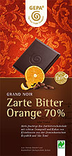 GEPA Schokolade Zarte Bitte Orange 